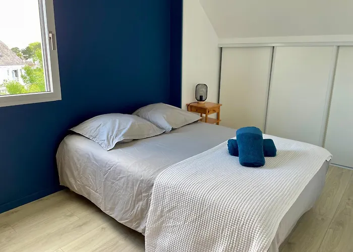 Duplex Confortable, Piscine, Proche Plage/jumping דירה Guérande